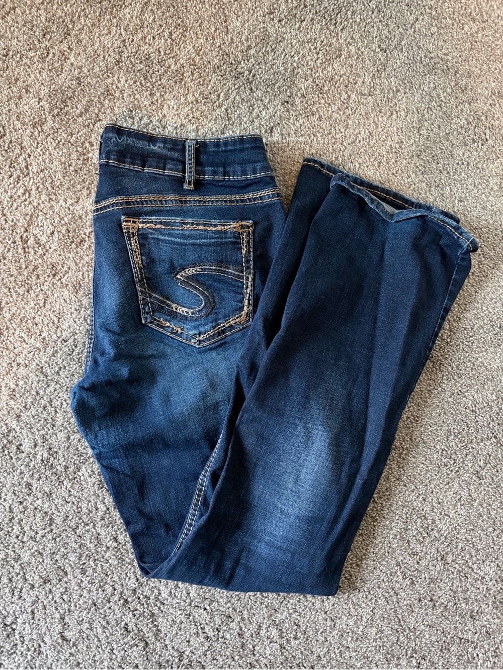 Silver Jeans Dark Blue Boot Cut Women's Jeans